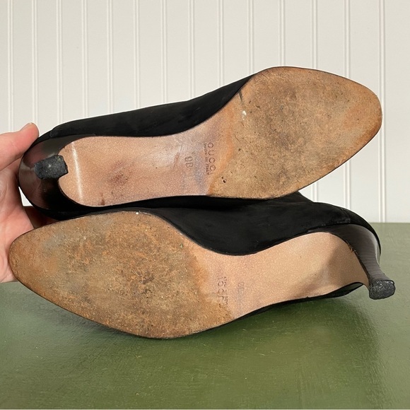 *Rare* Gucci Lace-Up Victorian/Witchy Vibe Boots in Black Suede *Italy* - Picture 6 of 16